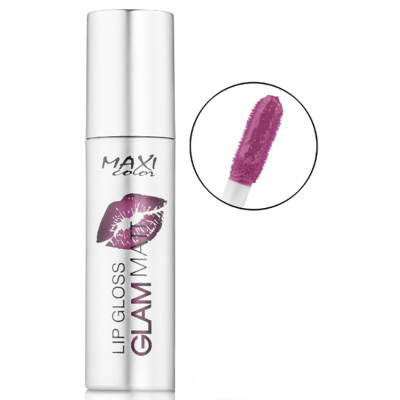 Помада для губ Maxi Color Lip Gloss Glam Matt 06 - Витримане бордо (4823097100974)