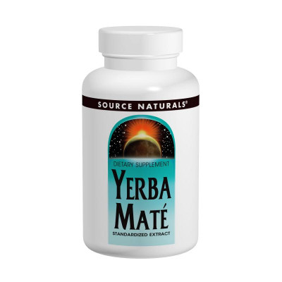 Трави Source Naturals Падуб Парагвайський (Парагвайський Чай Мате) 600мг, 90 табл (SNS-01730)