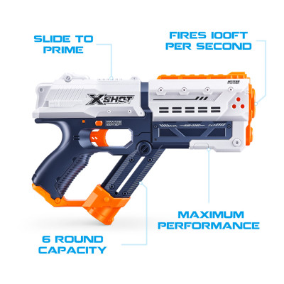 Іграшкова зброя Zuru X-Shot Швидкострільний бластер EXCEL NEW CHAOS Meteor (12 кульок) (36282R)