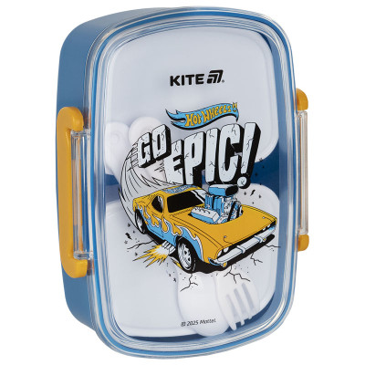 Ланч-бокс дитячий Kite Hot Wheels з наповненням 750 мл (HW25-181)