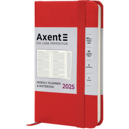 Тижневик Axent датований 2025 Pocket Strong 90х150 мм, червоний (8508-25-05-A)