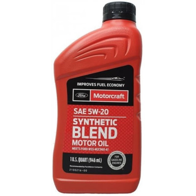Моторна олива Ford Motorcraft Synthetic Blend 5W-20 946 ml (XO5W20Q1SP)