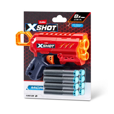 Іграшкова зброя Zuru X-Shot Швидкострільний бластер Excel Micro 2.0 Color Card (8 патронів) (36726TQ1R)
