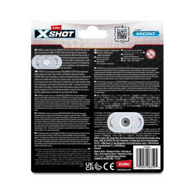 Іграшкова зброя Zuru X-Shot Швидкострільний бластер Excel Micro 2.0 Color Card (8 патронів) (36726TQ1R)