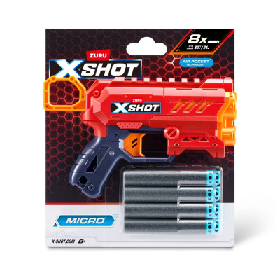Іграшкова зброя Zuru X-Shot Швидкострільний бластер Excel Micro 2.0 Color Card (8 патронів) (36726TQ1R)