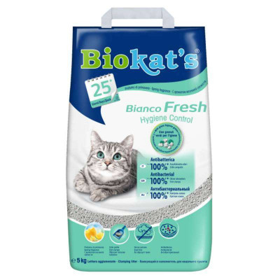 Наповнювач для туалету Biokat&#039;s BIANCO FRESH 5 кг (4002064617114)