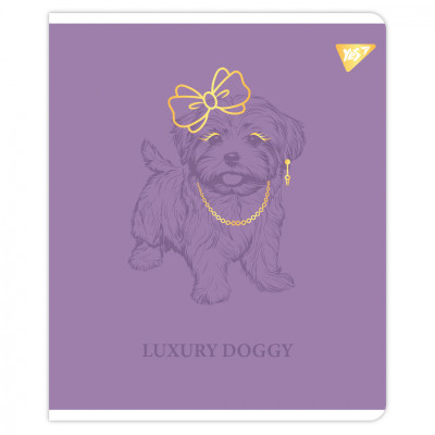 Зошит Yes Luxure doggy А5 18 аркушів клітинка (767520)