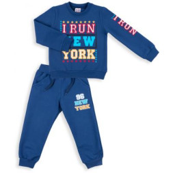 Набір дитячого одягу Breeze &quot;I RUN NEW YORK&quot; (8278-92B-gray)