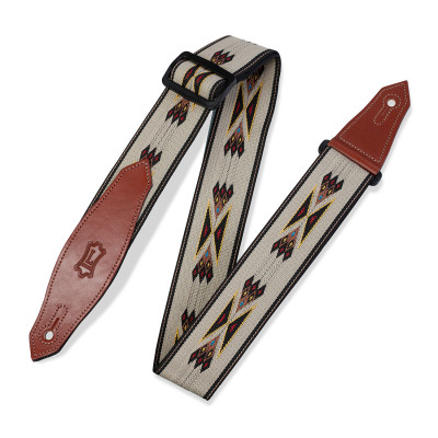 Ремінь для гітари Levy&#039;s Print Series Guitar Strap Southwest (MSSN80-TAN)