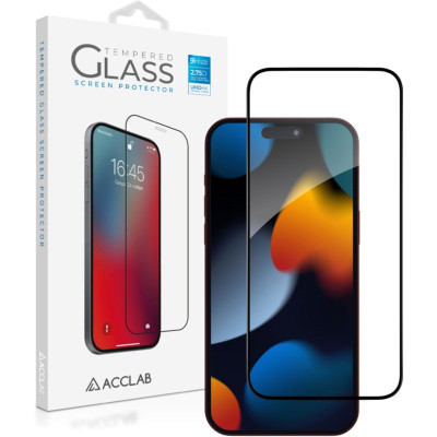 Скло захисне ACCLAB Full Glue Apple iPhone 15 Pro (1283126575389)