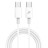 Дата кабель USB-C to USB-C 1.0m 20W CC-03W White Grand-X (CC-03W)