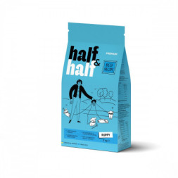 Сухий корм для собак Half&amp;Half для цуценят усіх порід з яловичиною 2 кг (4820261920703)