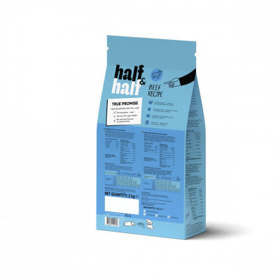 Сухий корм для собак Half&amp;Half для цуценят усіх порід з яловичиною 2 кг (4820261920703)