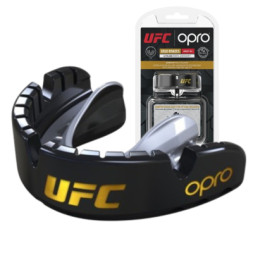 Капа Opro Gold Braces під брекети Blackl/Silver (102518001) (UFC_Gold_Braces_Bl/Silver)