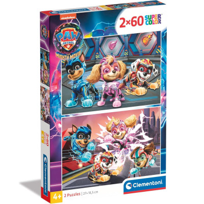 Пазл Clementoni 2 в 1 Paw Patrol the Mighty Movie, 2 по 60 елементів (21626)