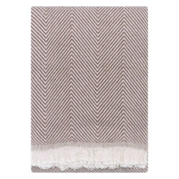 Плед Ardesto Summer 140х190см, 100% бавовна, коричневий (ART0915SR)