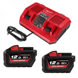 Набір акумулятор + зарядний пристрій Milwaukee Li-Ion M18 HNRGO3-122 M18 NRG Kit Outdoor IN2 (4932492935)