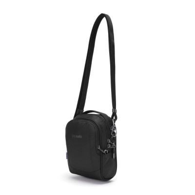 Сумка Pacsafe Metrosafe LS100 Econyl Crossbody Чорна (40115138)