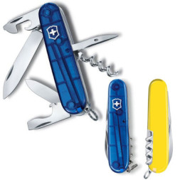 Ніж Victorinox Spartan Ukraine 91 мм Синьо-прозорий/Жовтий (1.3603.T2.8)