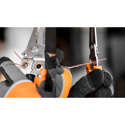 Затиск для клем Neo Tools 0.8-3.2мм кв., 180мм (01-549)