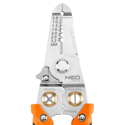 Затиск для клем Neo Tools 0.8-3.2мм кв., 180мм (01-549)
