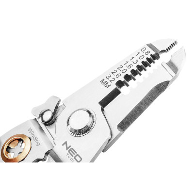 Затиск для клем Neo Tools 0.8-3.2мм кв., 180мм (01-549)