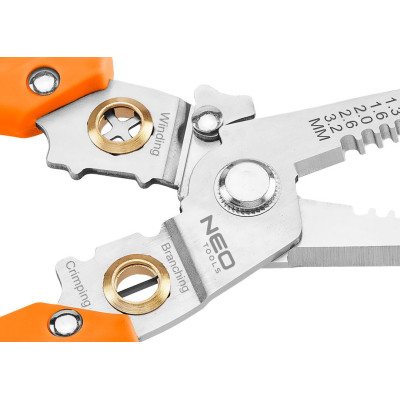 Затиск для клем Neo Tools 0.8-3.2мм кв., 180мм (01-549)