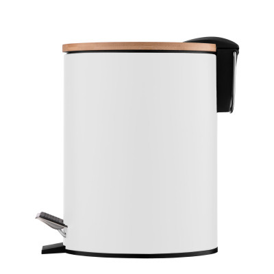 Контейнер для сміття Ardesto Minimalism З педаллю Білий 3 л (ARHB3601WB)