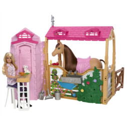 Лялька Barbie Чудова стайня для конячки (HXJ44)