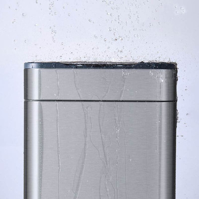 Контейнер для сміття JAH Сенсорний на ніжках Срібний металік 40 л (20255)