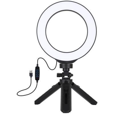Набір блогера Puluz Ring USB LED lamp PKT3059B 6.2&quot; + table tripod (PKT3059B)