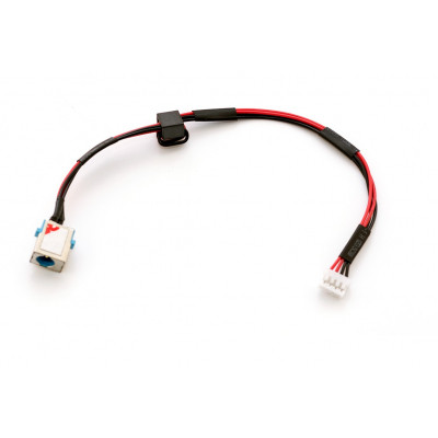 Роз&#039;єм живлення ноутбука з кабелем для Acer PJ253 (5.5mm x 1.7mm), 4-pin, 19 см Универсальный (A49044)
