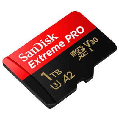 Карта пам&#039;яті SanDisk 1 TB microSDXC UHS-I U3 Extreme Pro+SD Adapter (SDSQXCD-1T00-GN6MA)