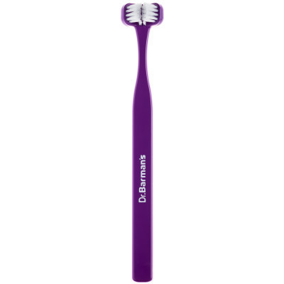 Зубна щітка Dr. Barman&#039;s Superbrush Compact Тристороння М&#039;яка Фіолетова (7032572876328-violet)