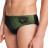 Плавки Arena Foggy Dots Swim Briefs 008482-506 чорний, жовтий 85 (3468337530954)
