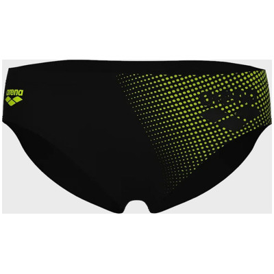 Плавки Arena Foggy Dots Swim Briefs 008482-506 чорний, жовтий 85 (3468337530954)