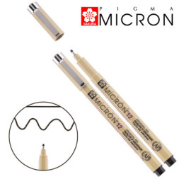 Лайнер Sakura Pigma Micron (12) 0,7 мм Чорний (0084511323315)