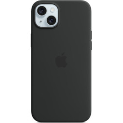 Чохол до мобільного телефона Apple iPhone 15 Plus Silicone Case with MagSafe Black (MT103ZM/A)