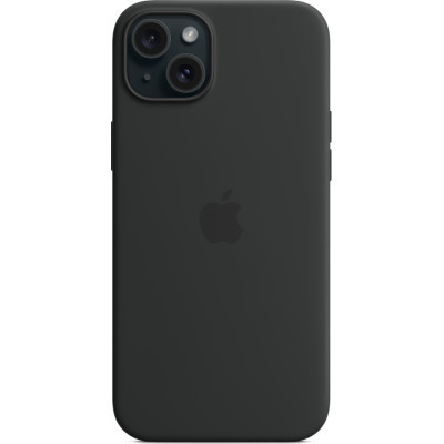 Чохол до мобільного телефона Apple iPhone 15 Plus Silicone Case with MagSafe Black (MT103ZM/A)