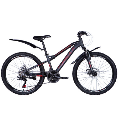Велосипед Formula 24&quot; Blackwood 1.0 AM DD рама-12,5&quot; Al чорно-червоний 2024 (OPS-FR-24-402)