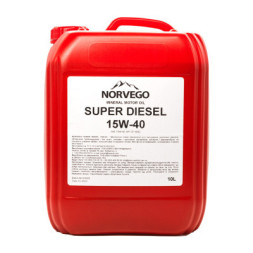 Моторна олива NORVEGO SUPER DIESEL 15W40 10л
