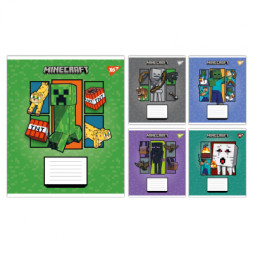 Зошит Yes Minecraft Arrows А5 12 аркушів коса лінія (767572)
