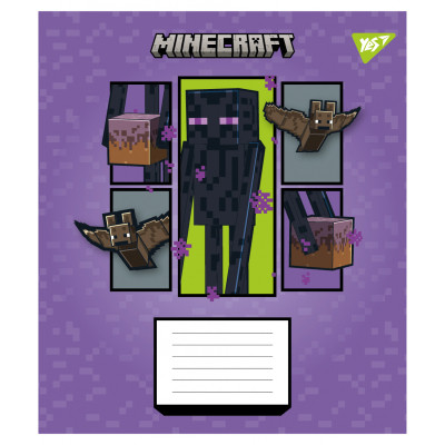 Зошит Yes Minecraft Arrows А5 12 аркушів коса лінія (767572)