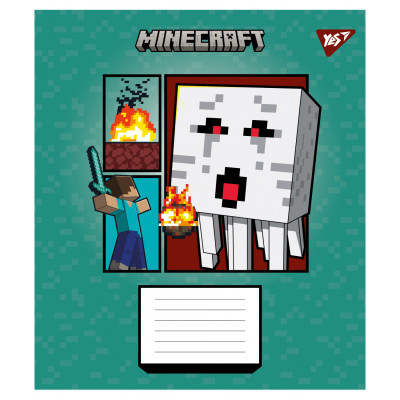 Зошит Yes Minecraft Arrows А5 12 аркушів коса лінія (767572)