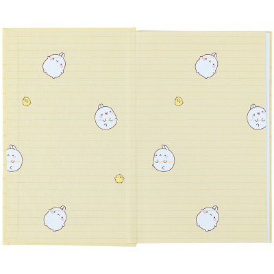 Блокнот Kite А6 Molang, тверда обкладинка, 80 аркушів, клітинка (ML25-199)