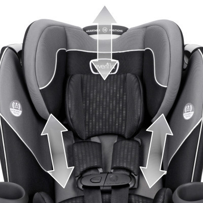 Автокрісло Evenflo Revolve 360 LX (1,8 до 54,4 кг) Amherst Gray (032884201983)
