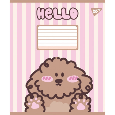 Зошит Yes Hello Puppy А5 24 аркушів клітинка (767810)