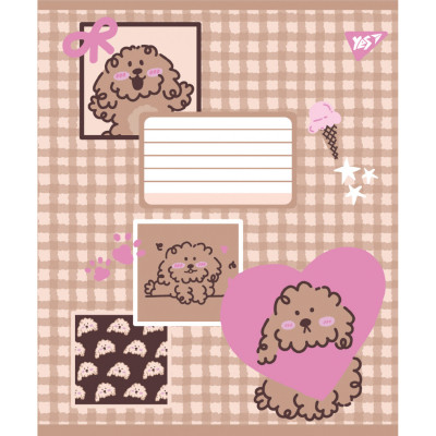 Зошит Yes Hello Puppy А5 24 аркушів клітинка (767810)