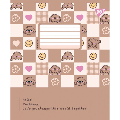 Зошит Yes Hello Puppy А5 24 аркушів клітинка (767810)