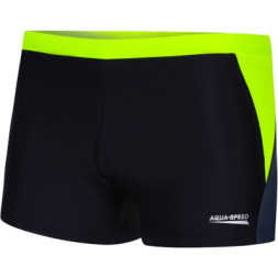 Плавки Aqua Speed Dario 346-138 чорний, флуоресцентний жовтий 2XL (5908217662484)